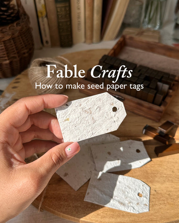 How To Make Seed Paper Tags