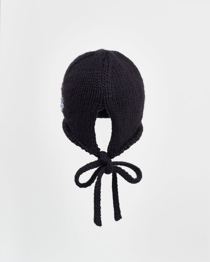 Knitted Bonnet Navy