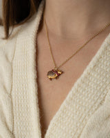 Cozy Hedgehog Charm Necklace