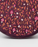 Magical Mushroom Burgundy Circle Purse