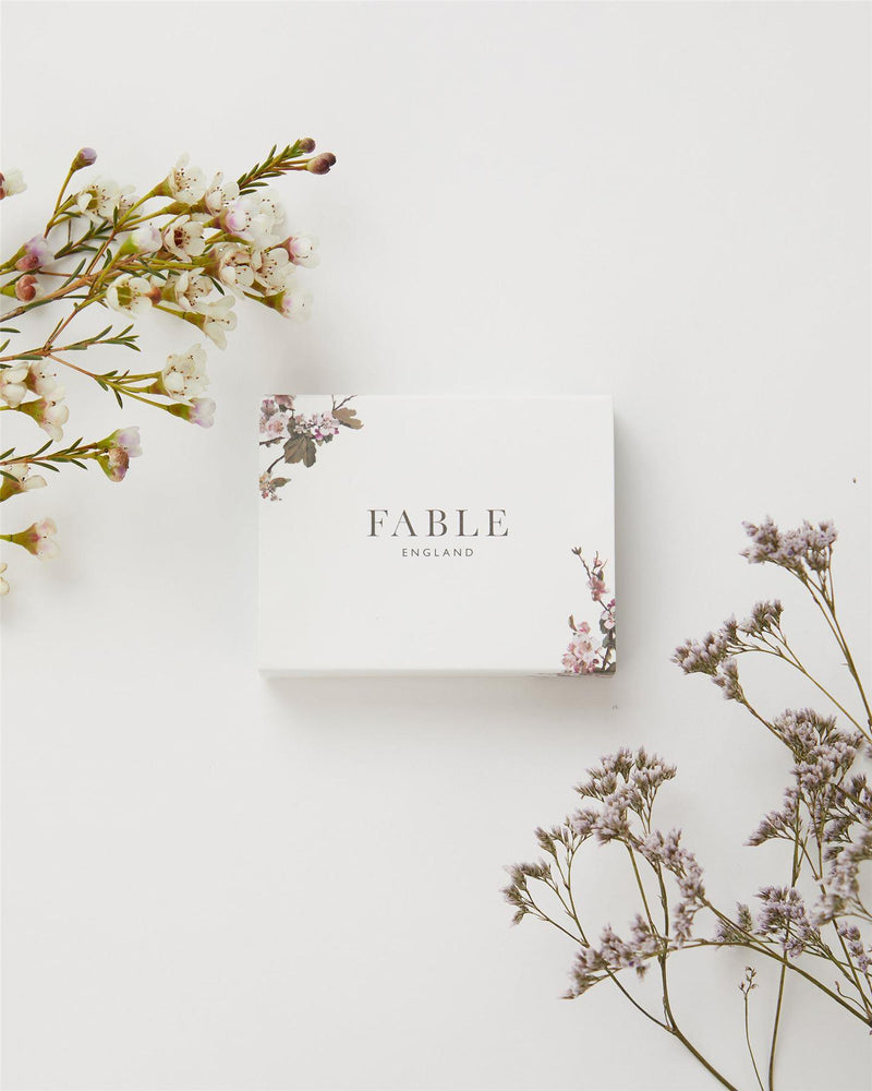 Forget Me Not Silver Bangle