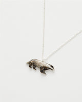 Enamel Badger Short Necklace