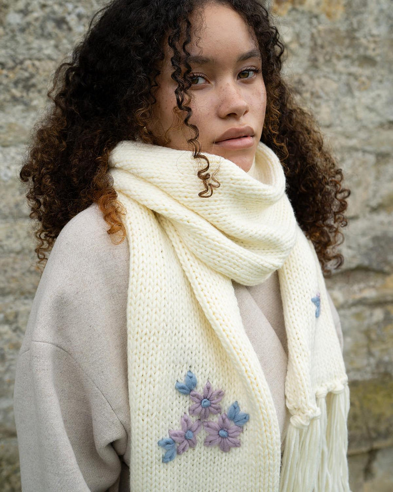 Knitted Scarf Cream