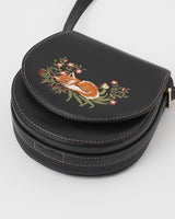 Sleepy Fox Saddle Purse