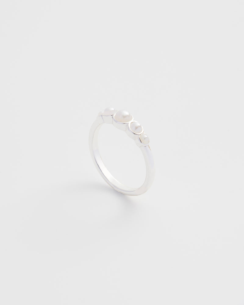 Pearl Silver Ring