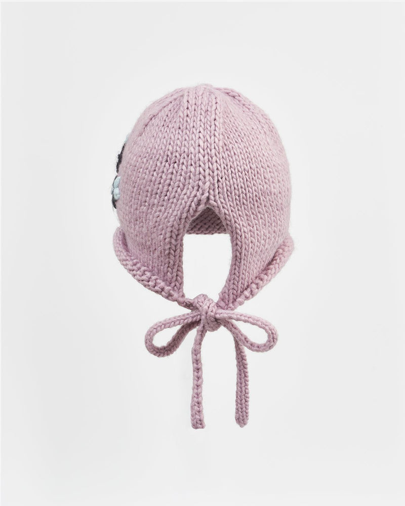 Knitted Bonnet Lilac