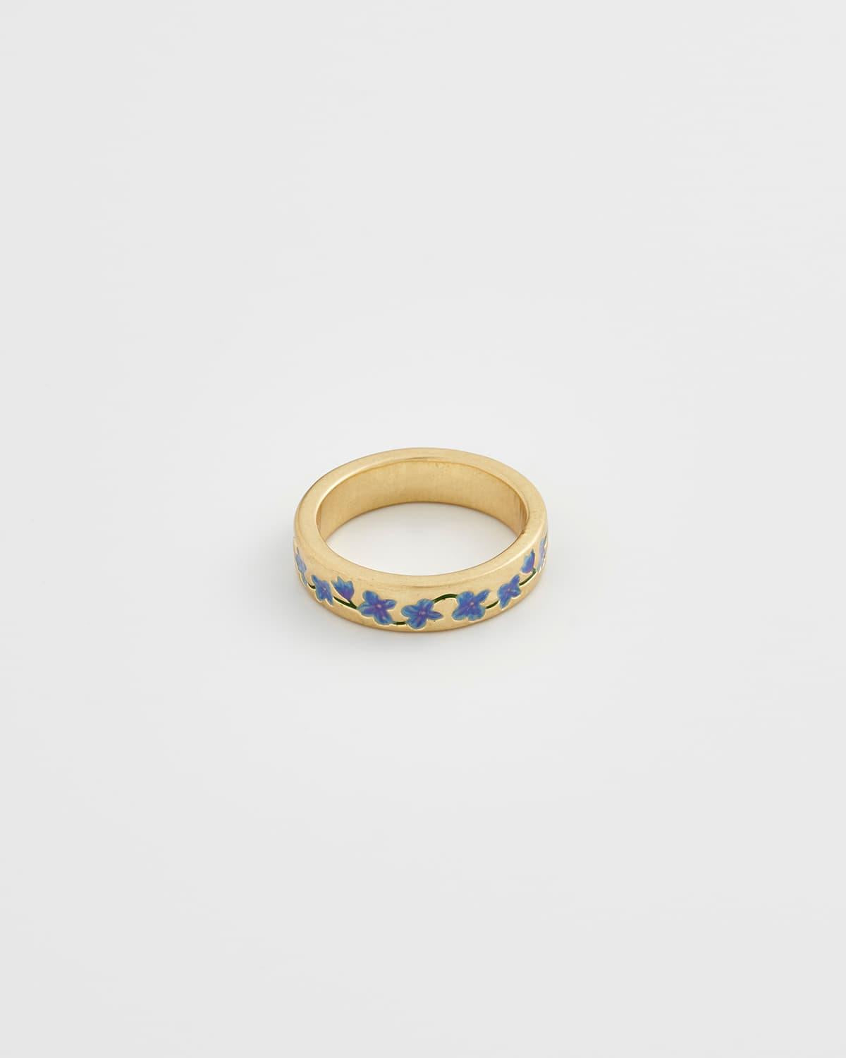 Blue Forget Me Not Ring – Fable England US