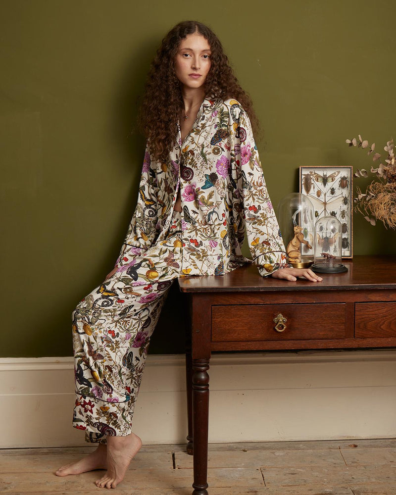 Floral Engravings Pajamas