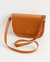 Nina Messenger Handbag - Tan