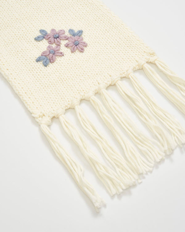 Knitted Scarf Cream