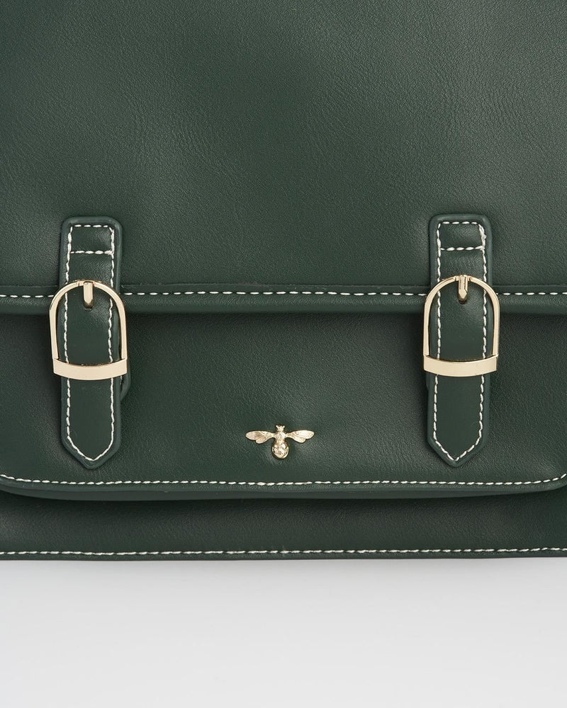 Into the Woods Green Satchel