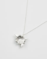 Hydrangea Silver Necklace