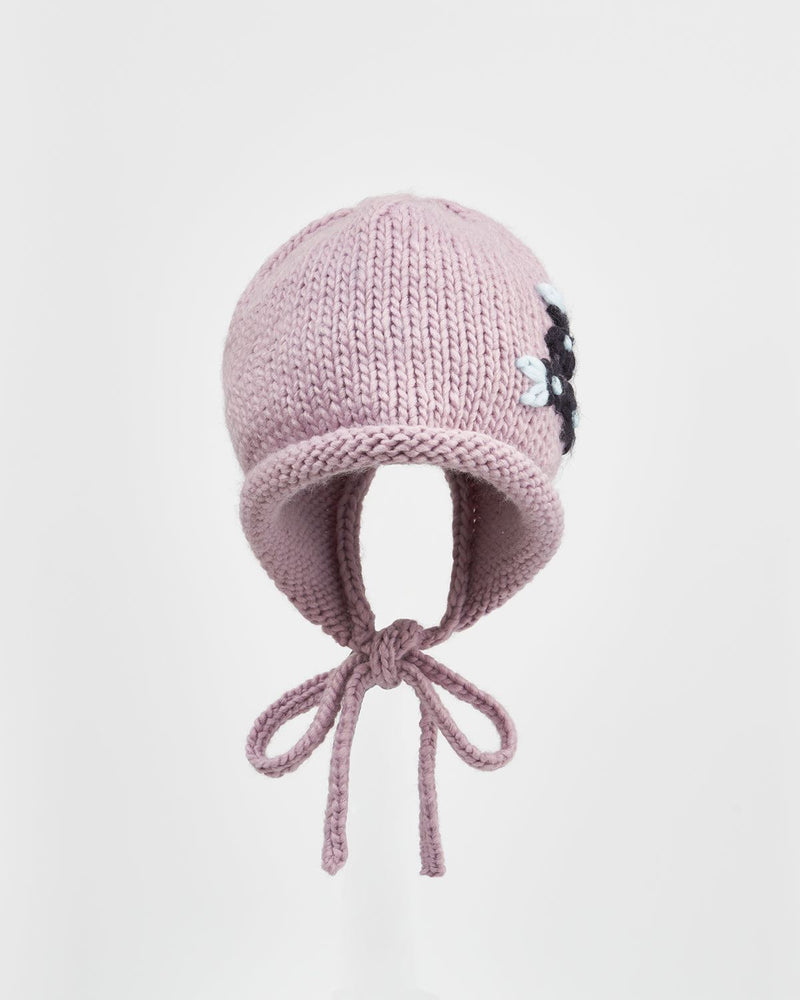 Knitted Bonnet Lilac