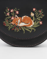 Sleepy Fox Saddle Purse