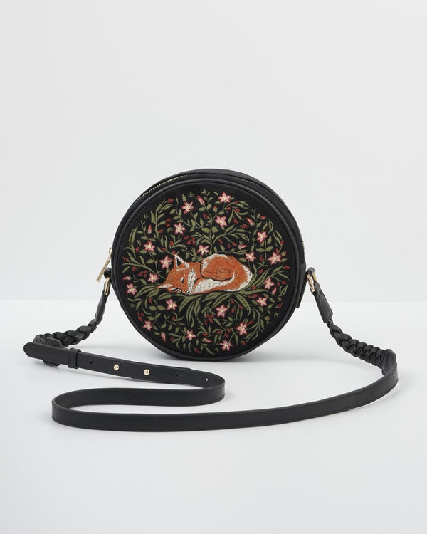 Sleepy Fox Circle Purse