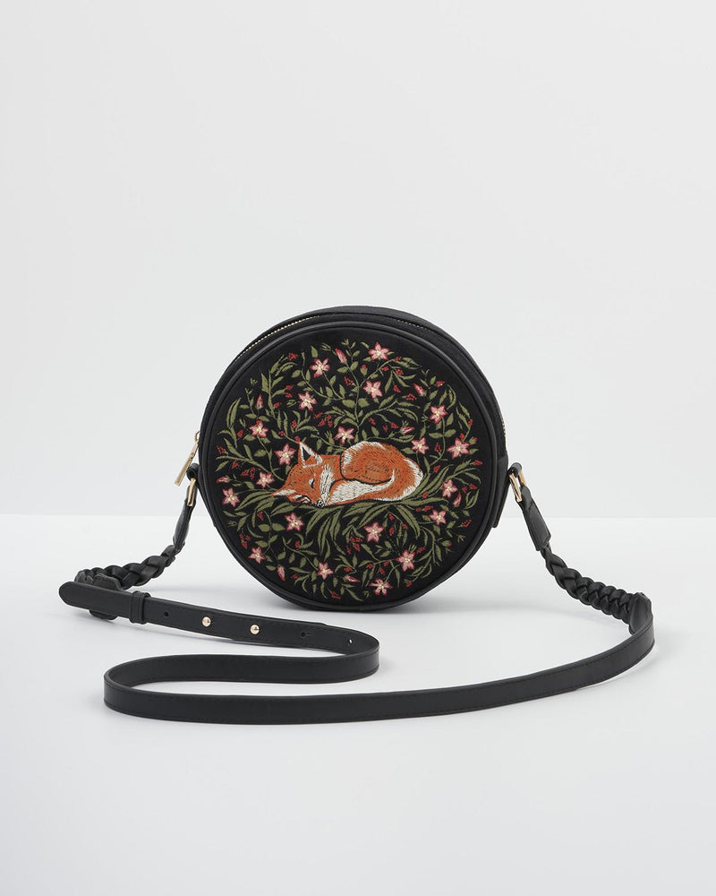 Sleepy Fox Circle Purse