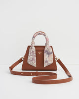 Deco Blooms Mini Tan Tote