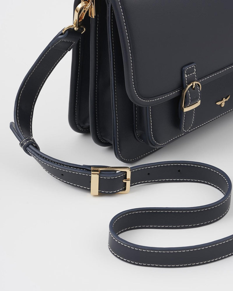 Navy Satchel