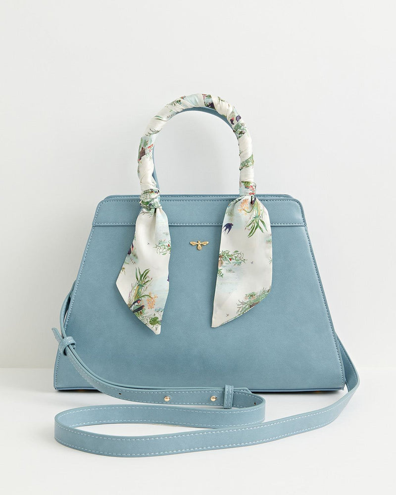 Prada Leather Bucket Bag in White - Fablle