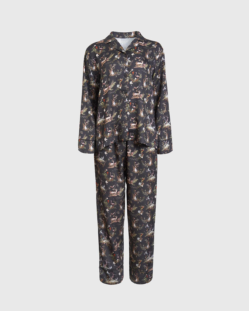 Wonderland Black Pajamas