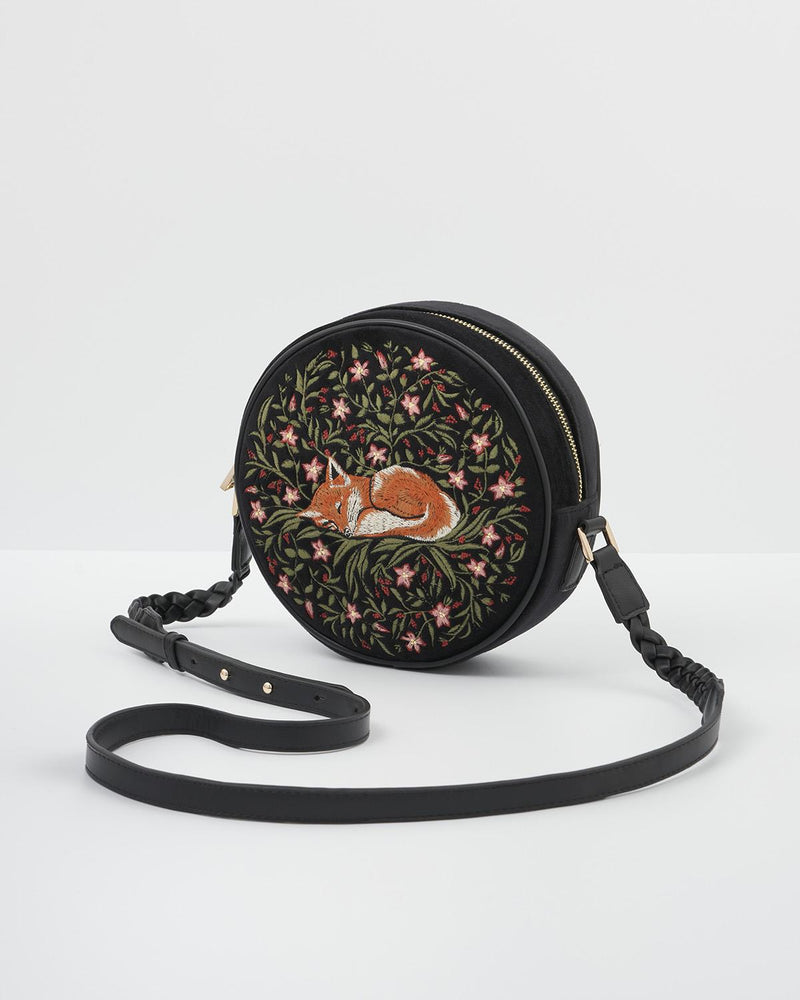 Sleepy Fox Circle Purse