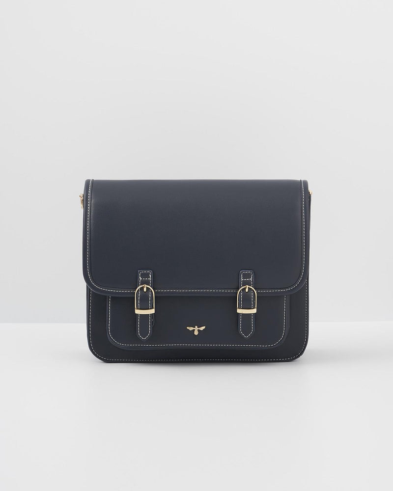 Navy Satchel