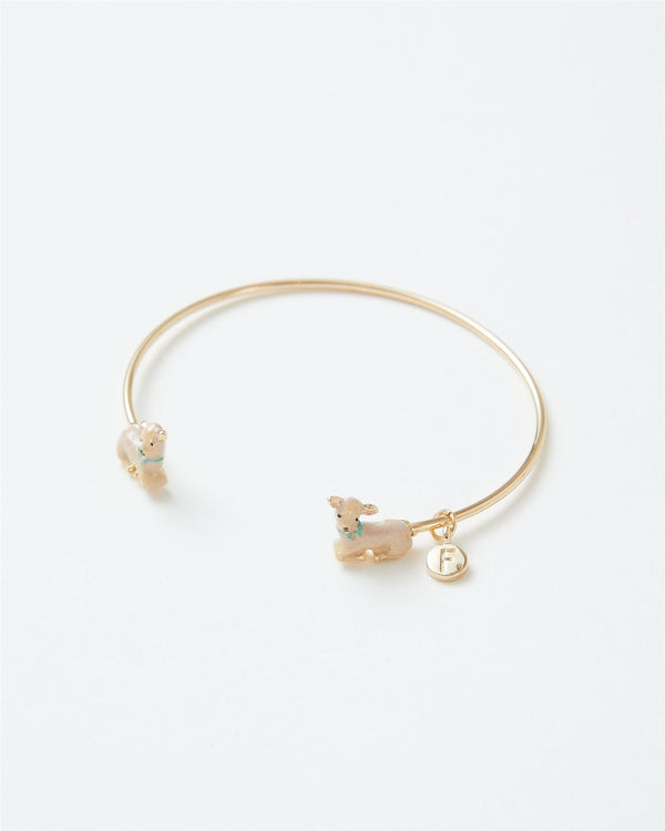 Enamel Lamb Bangle