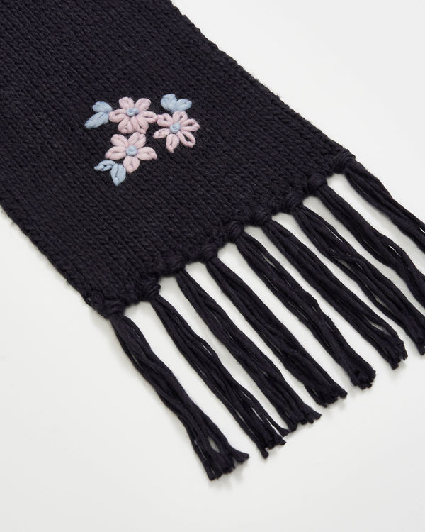 Knitted Scarf Navy