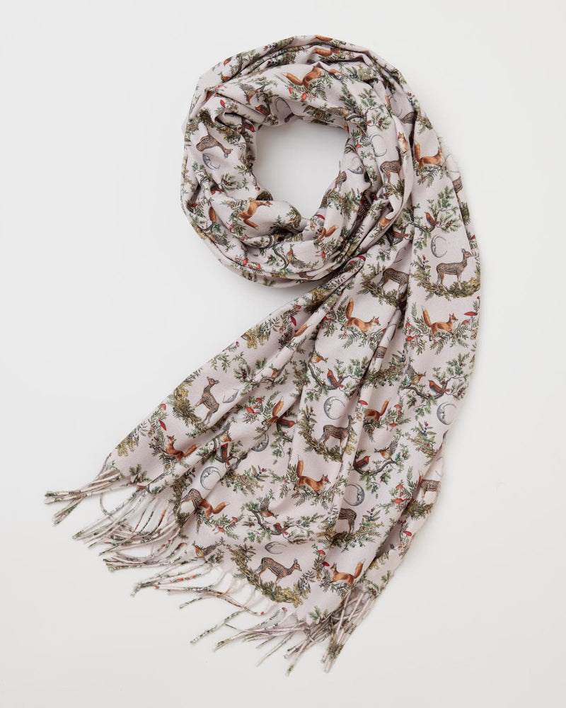 Royal Woodland Silk Scarf