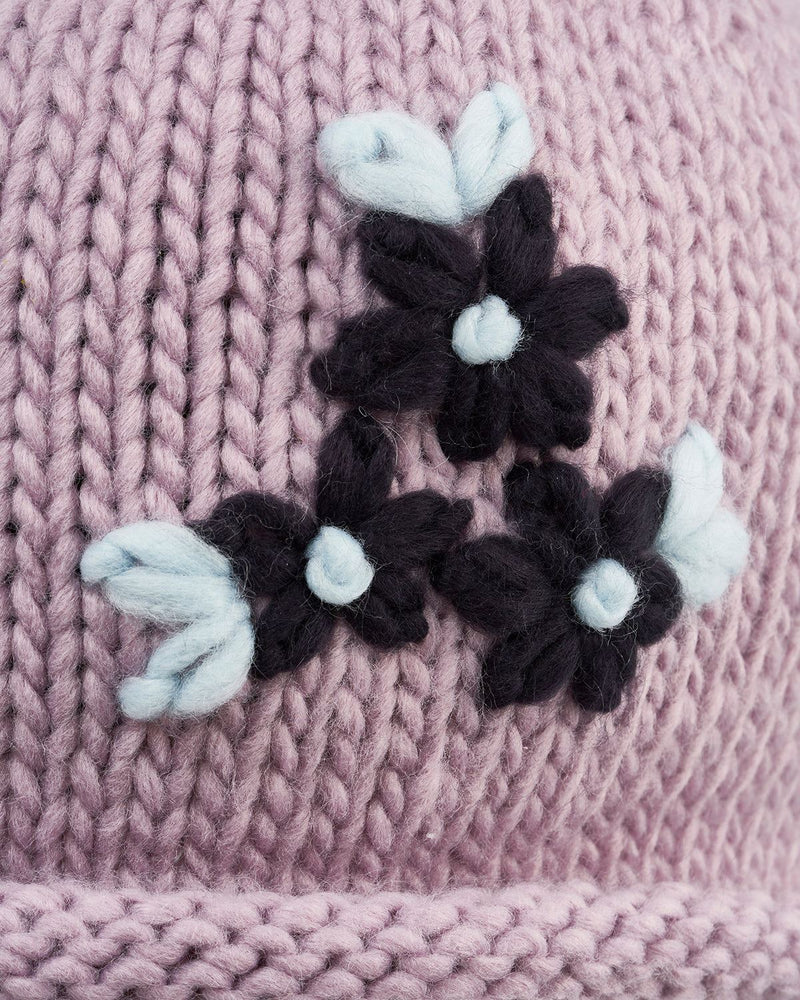 Knitted Bonnet Lilac