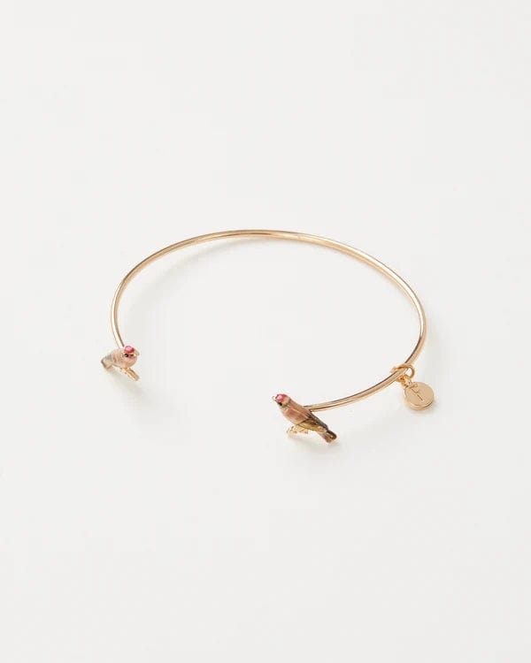 Enamel Goldfinch Bangle