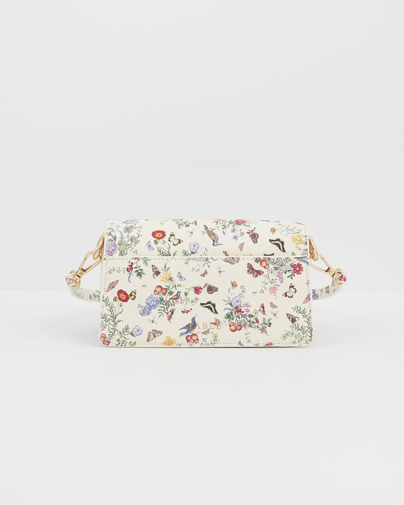 Alice Garden Ivory Shoulder Purse