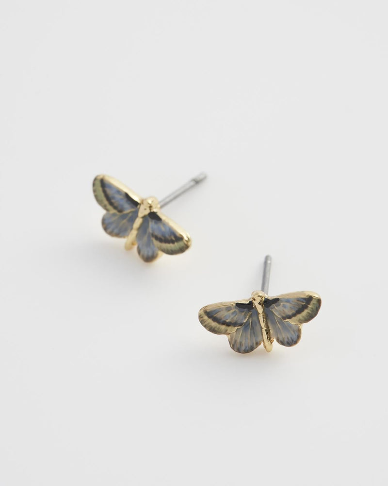 Deco Butterfly Stud Earrings