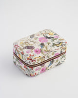 Floral Engravings Large Printed Jewelry Box