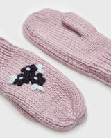 Knitted Mittens Lilac