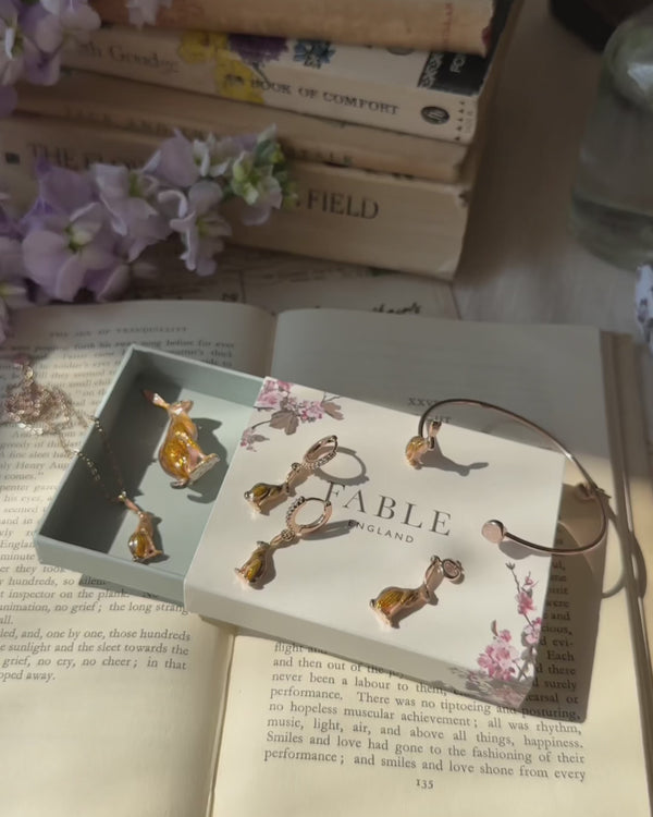 Enamel Hare Charm