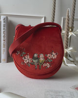 Lovebirds Saddle Purse