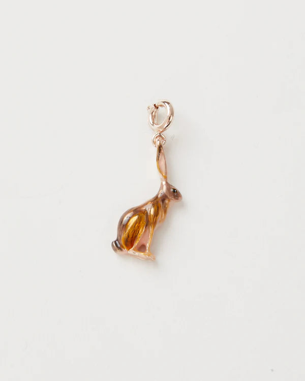 Enamel Hare Charm