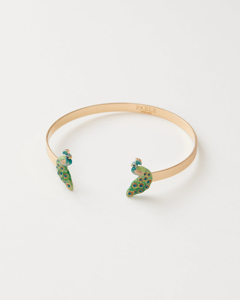 Peacock bracelet | Amehyst, aqua 