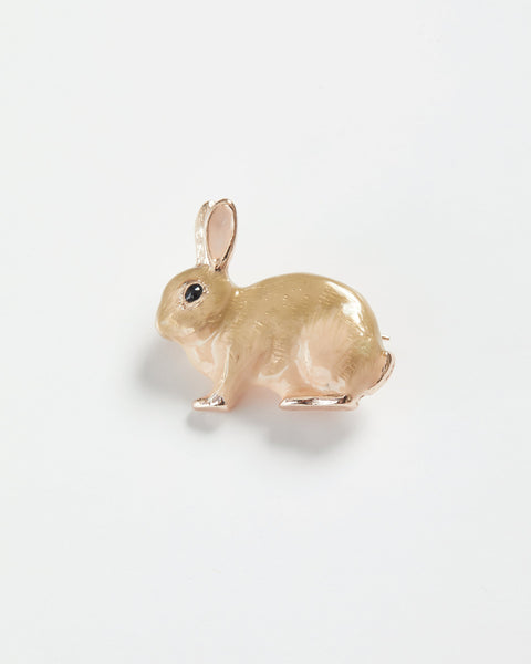 Charming H. POMERANTZ Bunny Rabbit Brooch Pin! - Ruby Lane