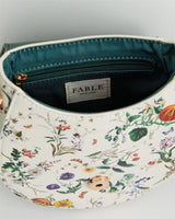 Fable England US Handbag Botanical Pumpkin Green Saddle Bag