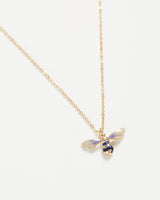 Enamel Short Bee Necklace