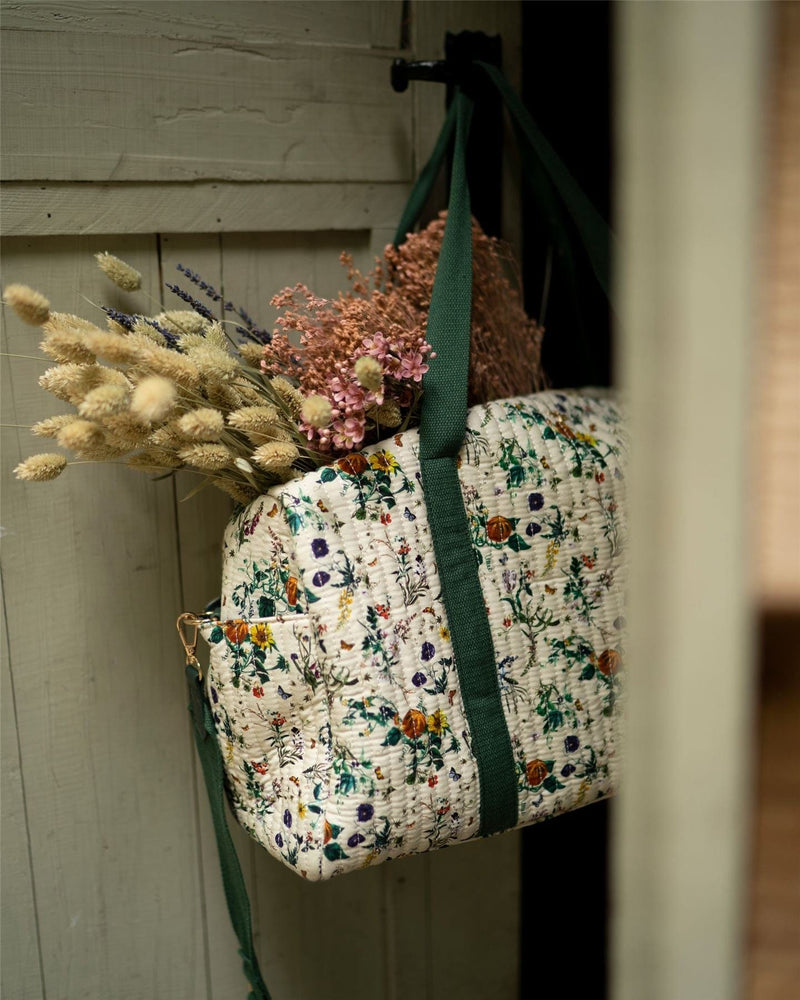 Floral Pattern Shoulder Bag for Women Casual Multi-Pocket Crossbody Bag  Durable Fabric - Walmart.com